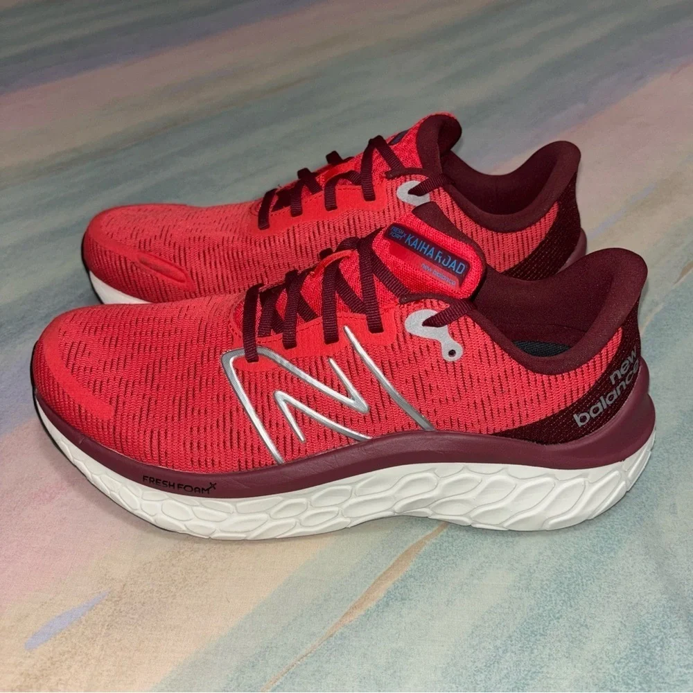 New Balance Shoes Mens size 10 Fresh Foam x Kaiha Road Red White Chunky Road